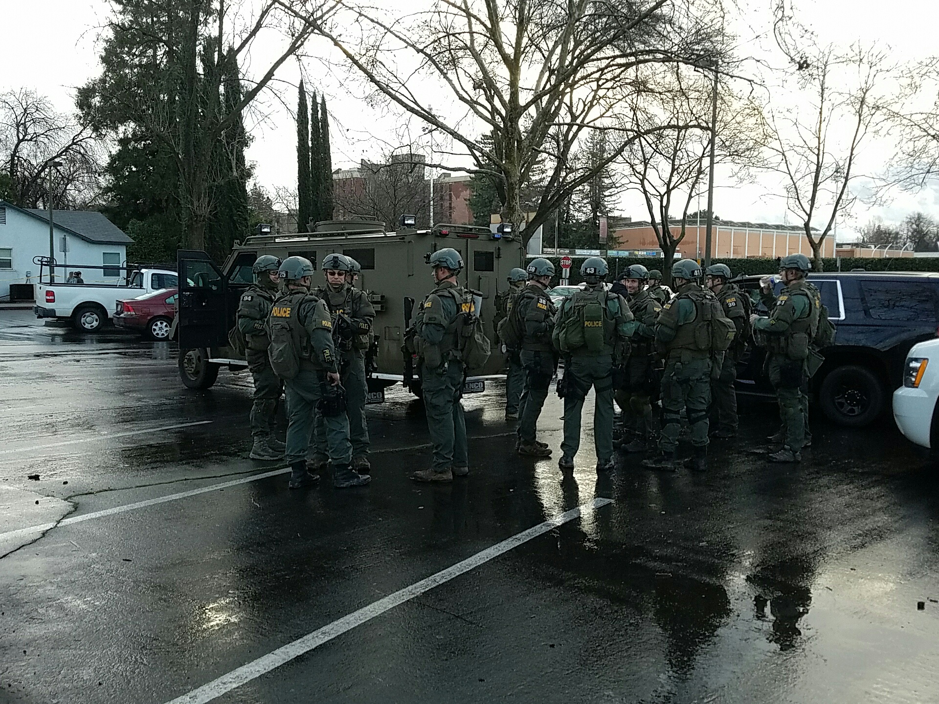 SWAT team prepares for raid The Orion