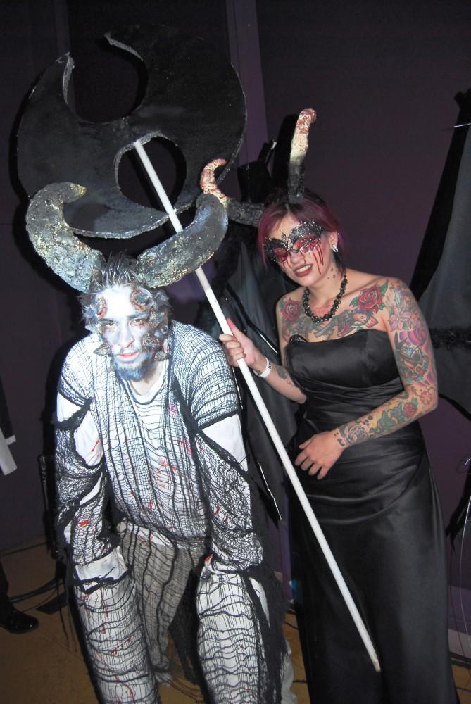 Photograph by Kasey Judge
Aaron Miller and Ashley Rishton dressed in elaborate demon costumes and won a $750 cash prize.