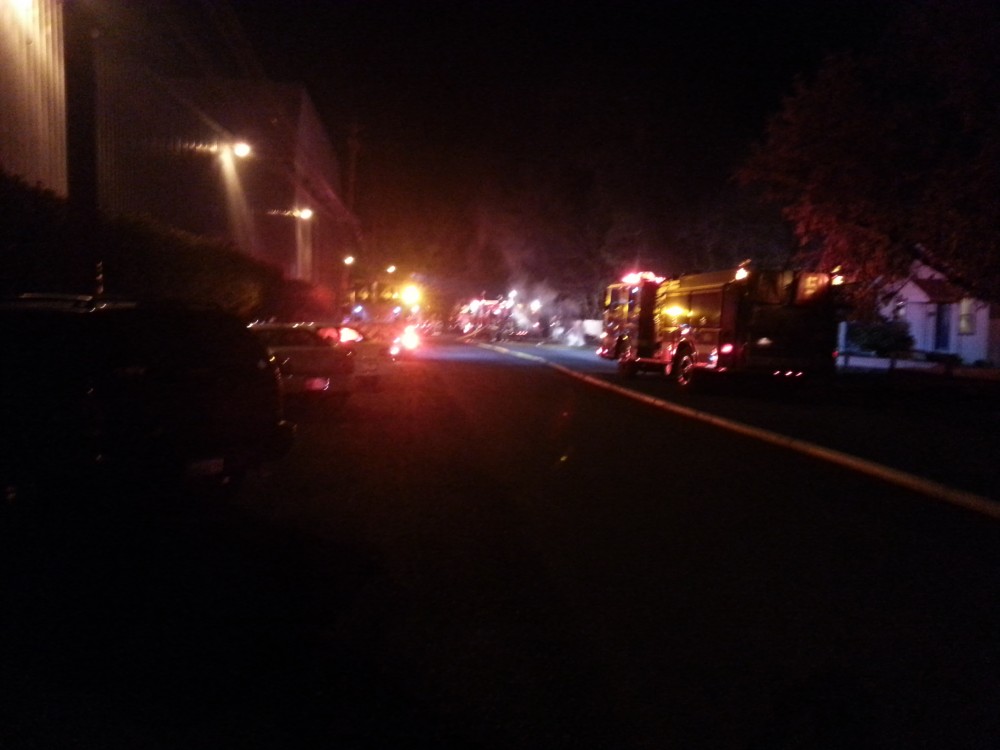 Chico Fire responds to a house fire in the avenues at 4 a.m. Monday morning.Photo credit: John Riggin