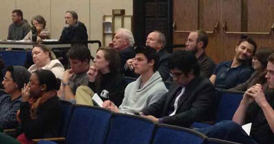 Members of Chico States administration and student government attend Tuesdays City Council meeting to weigh in on the social host ordinance. Photo credit: Bill Hall
