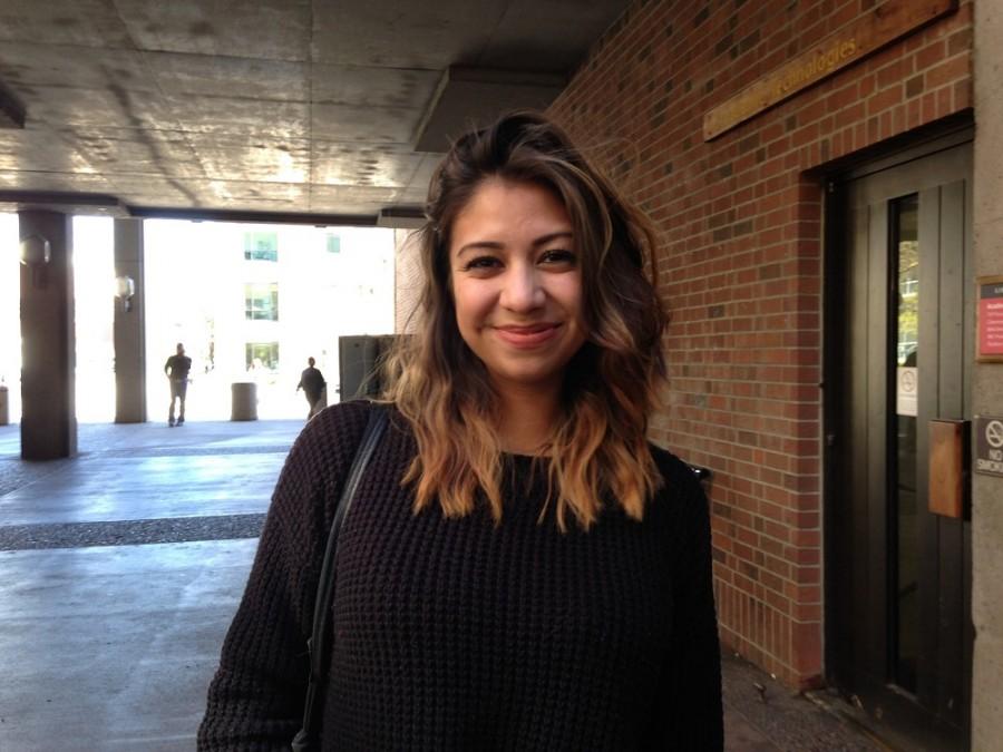 Elizabeth Torres, a junior French major that speaks four languages, plans to host travel workshops on campus. Photo credit: Dominique Diaz