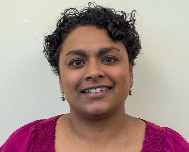 Juni Banerjee-Stevens, counselor at the Counseling and Wellness Center. Photo credit: Yessenia Funes