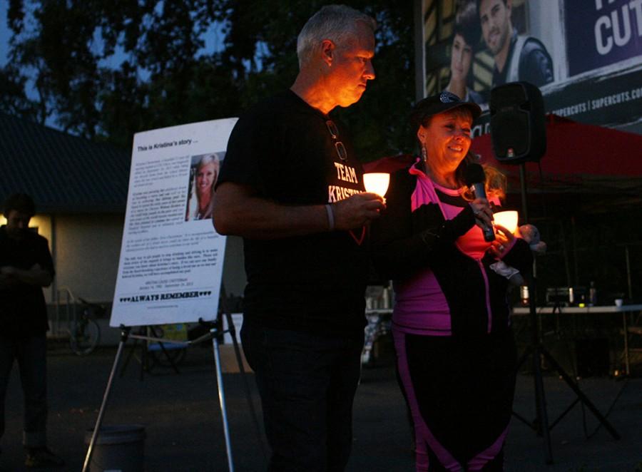 Dave and Sandra Chesterman mourn the death of their daughter who died September 24, 2013. Photo by John Domogma.
