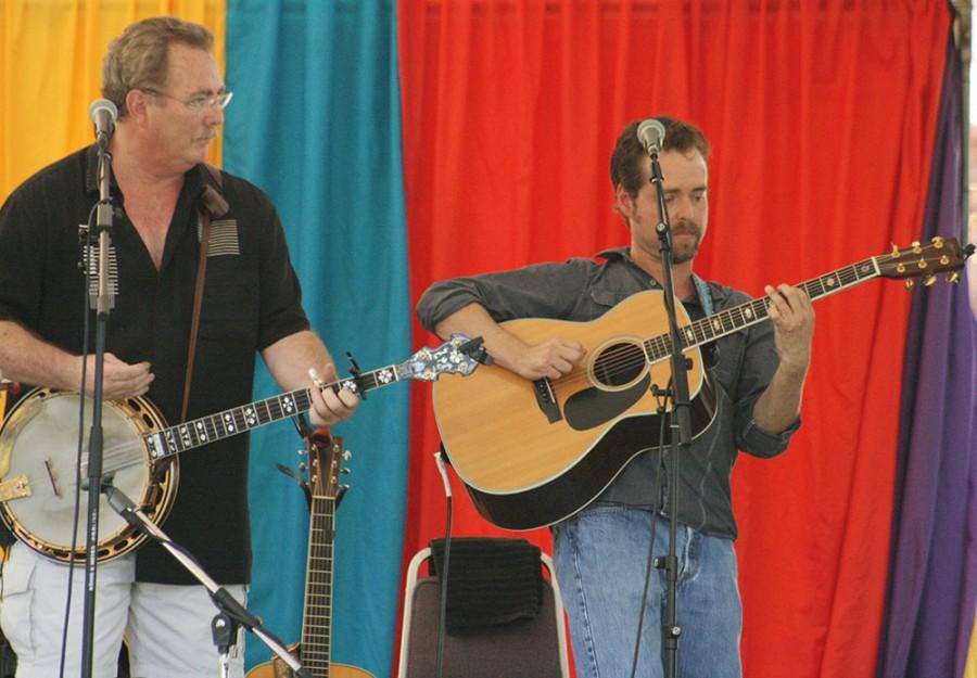 Chris Wenger rips through his solo during his performance with the Mossy Creek Band.