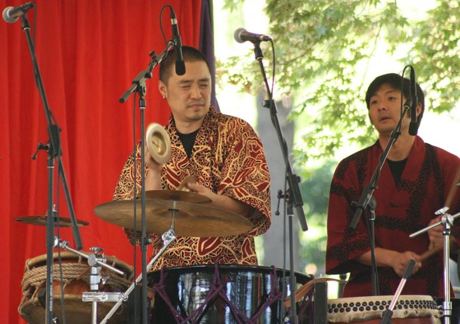 Childhood friends and founders of the On Ensemble close down the show with a mystical performance for the Annual Chico World Music Festival.