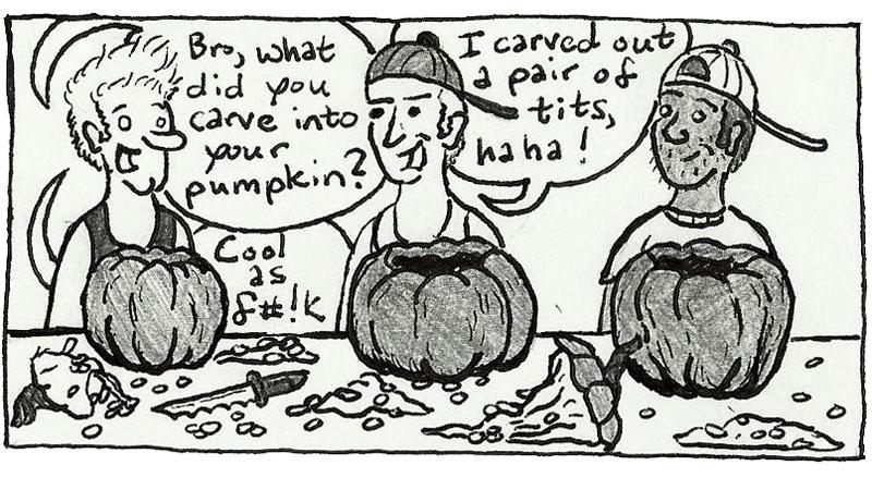 Pumpkin carving: Every bros specialty