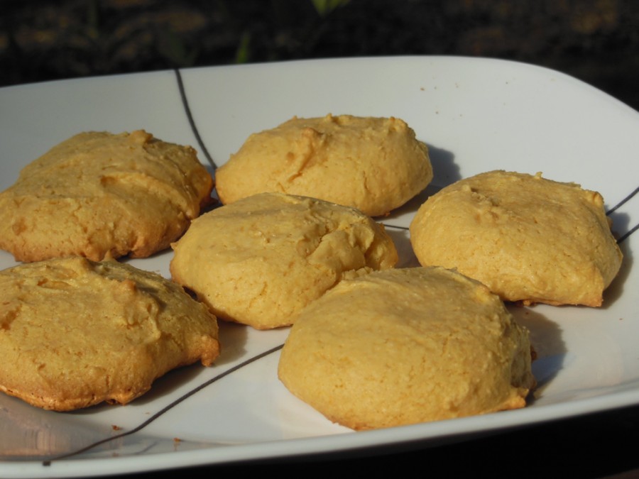 Pumpkin cookies fresh out of the oven Photo credit: Christina Saschin