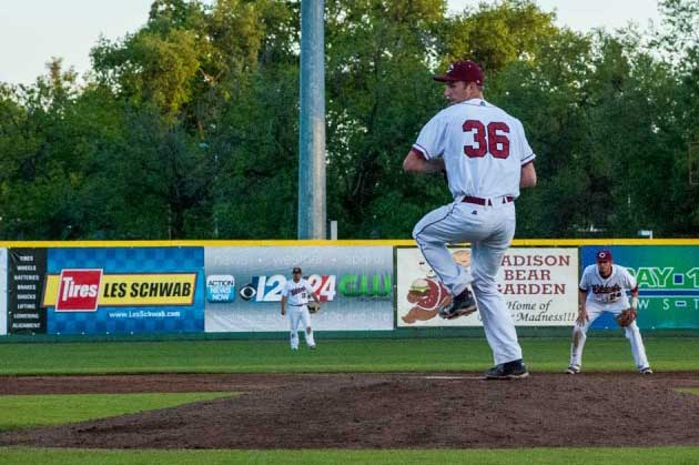Former Chico State pitcher Nick Baker has been nominated for the Orion Sports Wildcat of the Year. Orion file photo