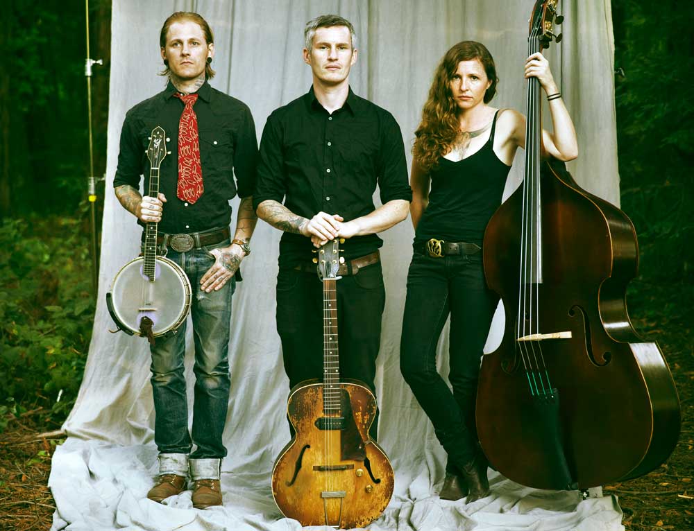 The Devil Makes three will be playing at the Senator Theater on Feb. 3. The Santa Cruz group's music is a blend of several styles, such as blues, folk, country, bluegrass and ragtime. Photograph courtesy of Andrea Cordova.