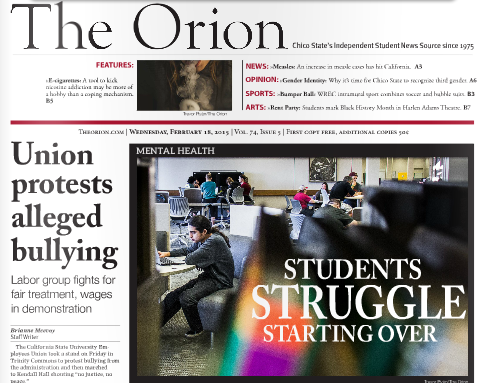 The Orion Vol. 74, Issue 5