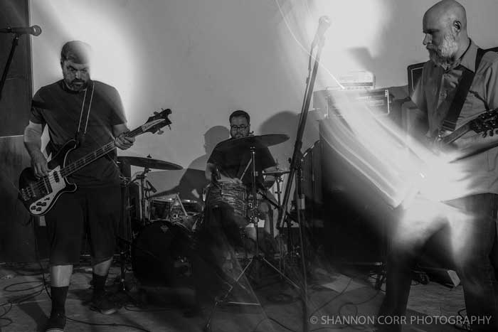Bassist Greg Hopkins, drummer Daniel Taylor and guitarist Dan Greenfield perform at the PRF West music festival in Oakland last year. Photo courtesy of Shannon Corr Photography.