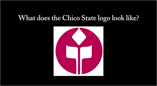 Chico State student talk about CSU Chico logo
