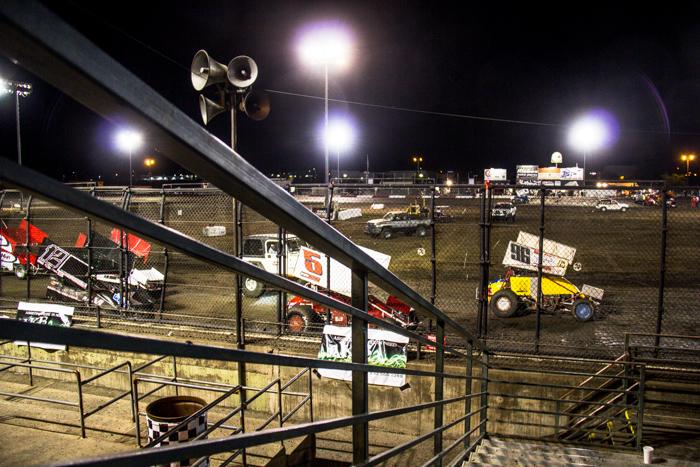 Every seats a good seat at Silver Dollar Speedway. Photo by Trevor Ryan
