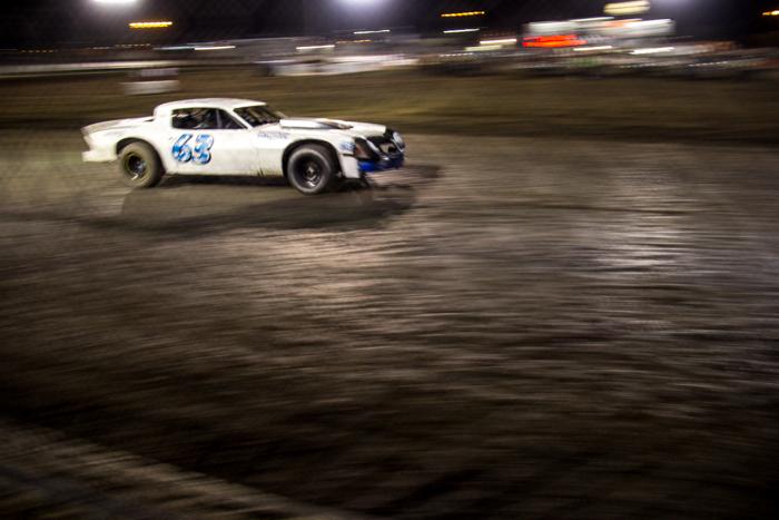 Next up, the Street Stocks could be found hitting the oval. Photo by Trevor Ryan