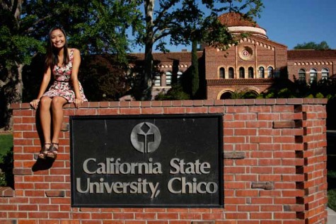 Nicole Santos says farewell to her last four years at Chico State. Photo courtesy of Annie Page