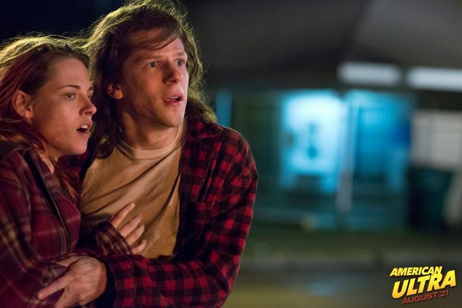 Kristen Stewart and Jesse Eisenberg are a couple trying to stay alive in American Ultra.