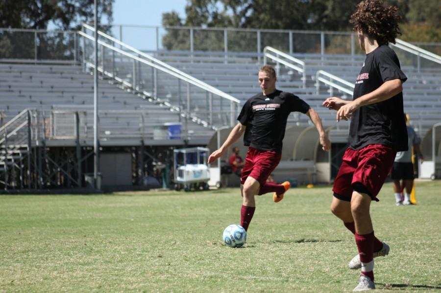 Matt Hurlow aims to break the Chico State record for total goals scored with his next goal which will be his 24th. Photo credit: John Domogma