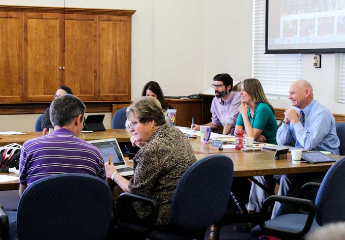 The Academic Senate meets in Kendall Hall room 207/209 to discuss joint decisions made by administration and faculty.