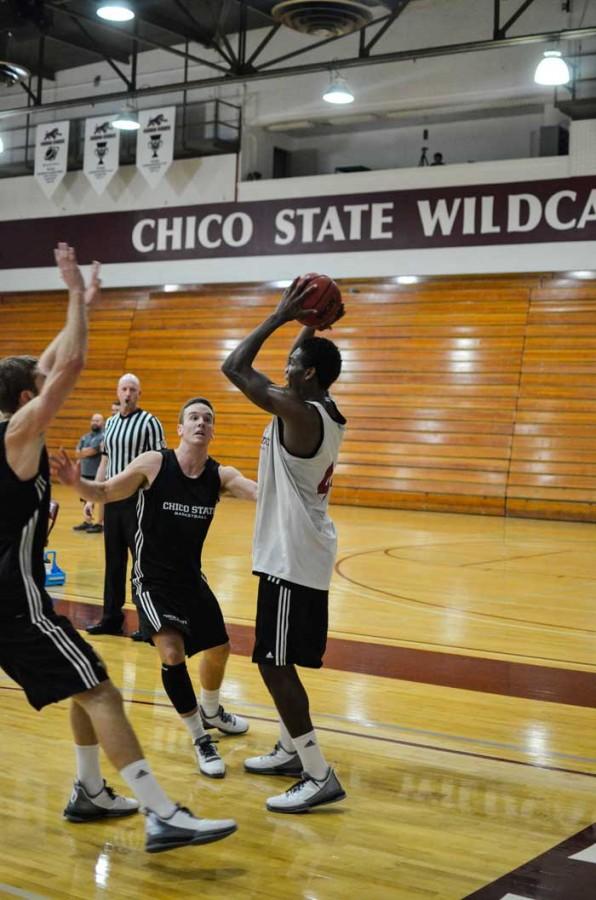 From high school football to the Air Force to Chico State mens basketball, Jesse Holmes is just getting started for the Chico State Wildcats. Photo credit: Ryan Pressey