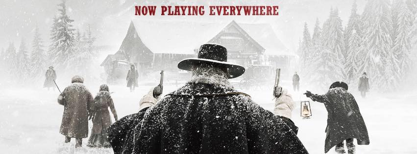 Promotional photo for the movie. Photo credit: Official Facebook page for The Hateful Eight