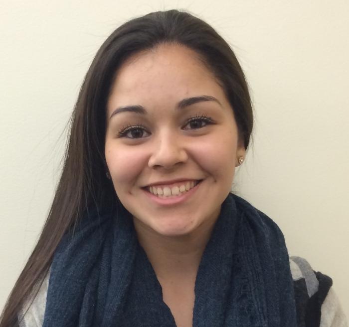 Jessie Ramirez, senior psychology major, is a first-generation college student. Photo credit: Molly Sullivan