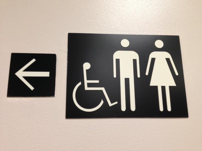 At Target stores, customers can use the restroom or fitting room of any gender they feel matches their identity. Photo credit: Michelle Zhu