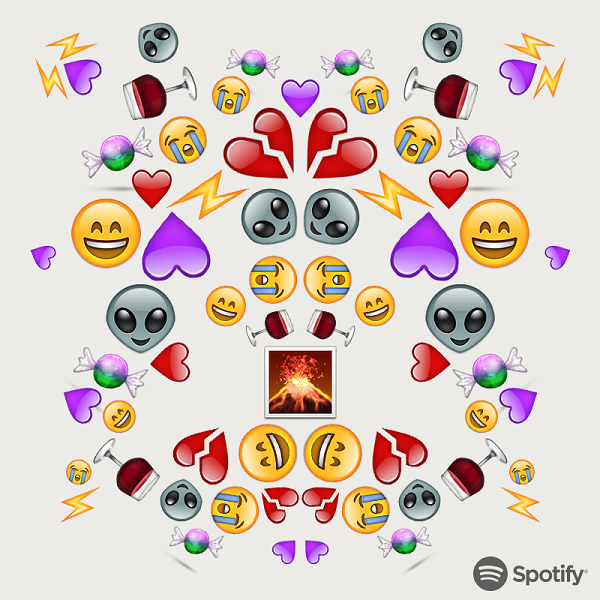 Even emojis can remind someone of a song thats touched them. Photo from official Facebook page for Spotify.