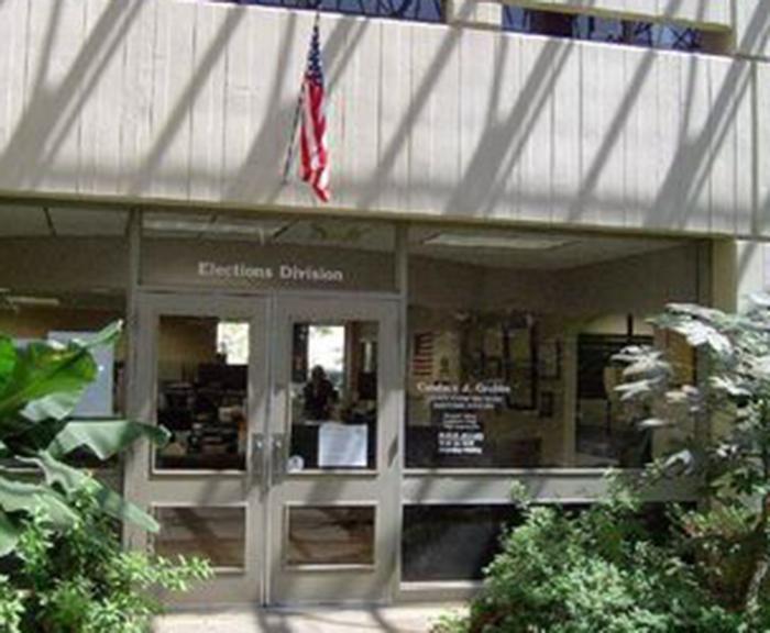 Voter registration forms can be picked up at the Butte County Elections Office until Monday. Photo credit: Google Maps