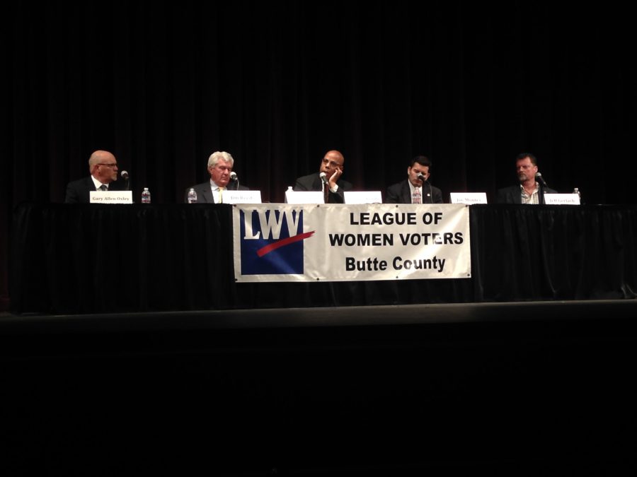 The league of women hosted an open forum in the PAC Tuesday. Photo credit: Amelia Storm