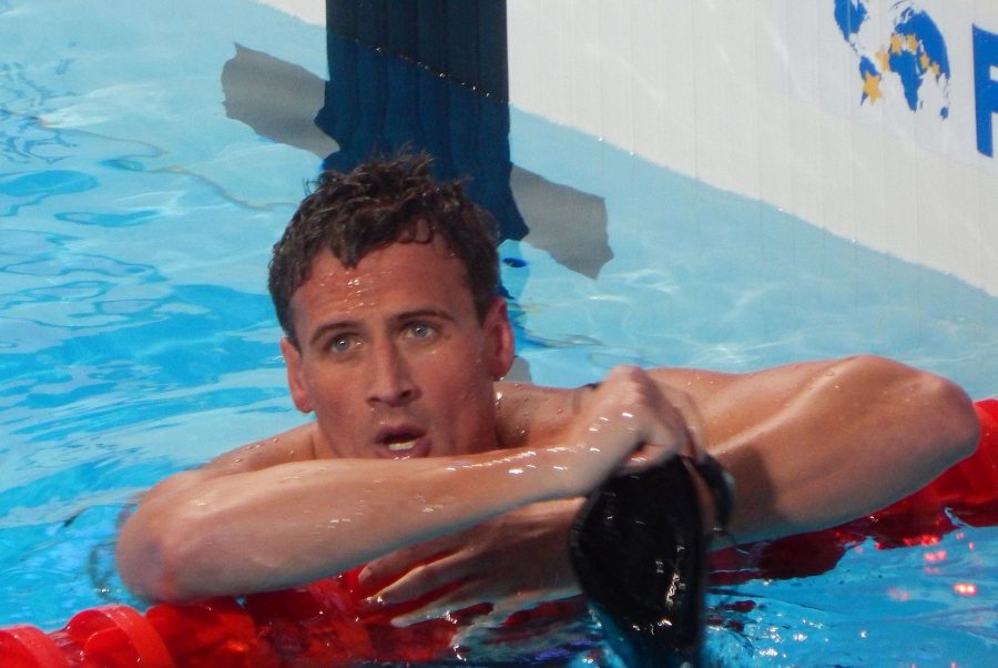 Ryan+Lochte+after+the+mens+4x200m+race.+Photo+courtesy+of+Creative+Commons