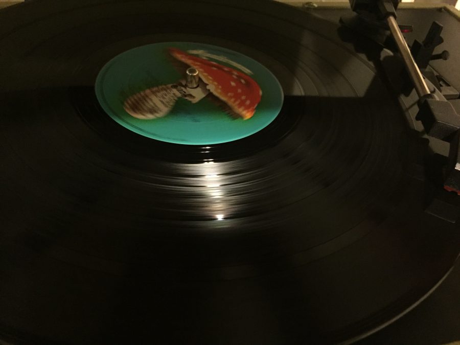 A record being played on a record player. Photo credit: Carly Plemons