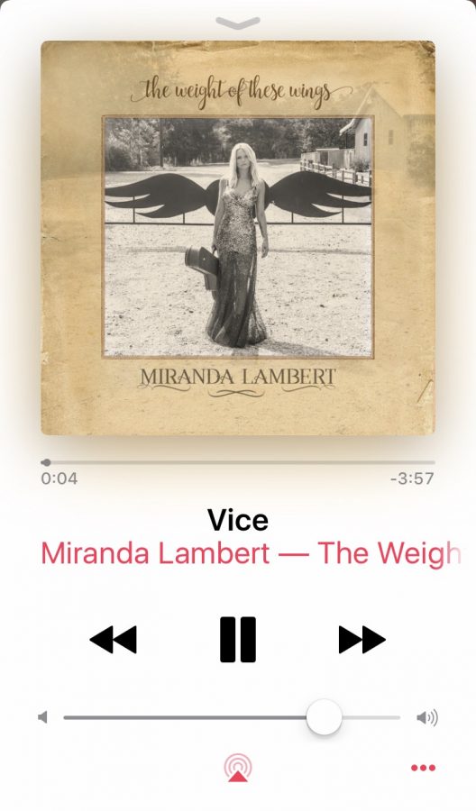 Vice Lamberts lead single from The Weight of These Wings as shown on Apple Music.