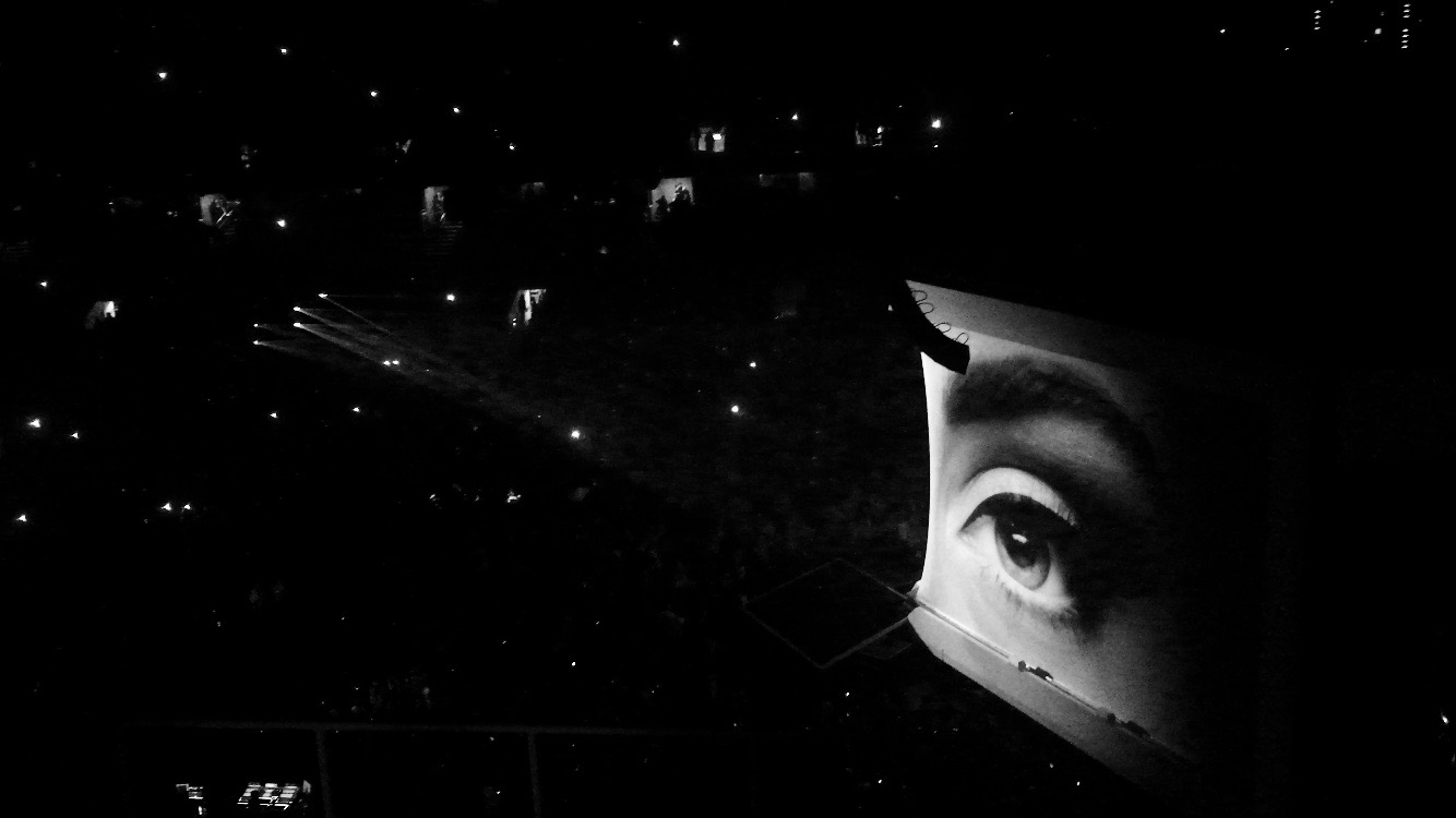 Adele's stage in San Jose, California. Photo credit: Rylee Pedotti