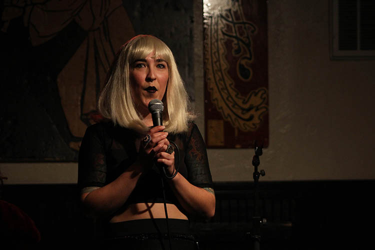 Casi Pantalones says have you guys ever met Satan? and says we need to open up to the idea that Satan is a nice girl. Photo credit: Abigail Jones
