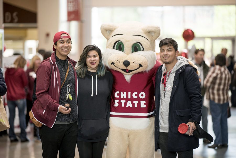 Choose Chico! Photo courtesy of Chico State office of Admissions. Photo by Jason Halley