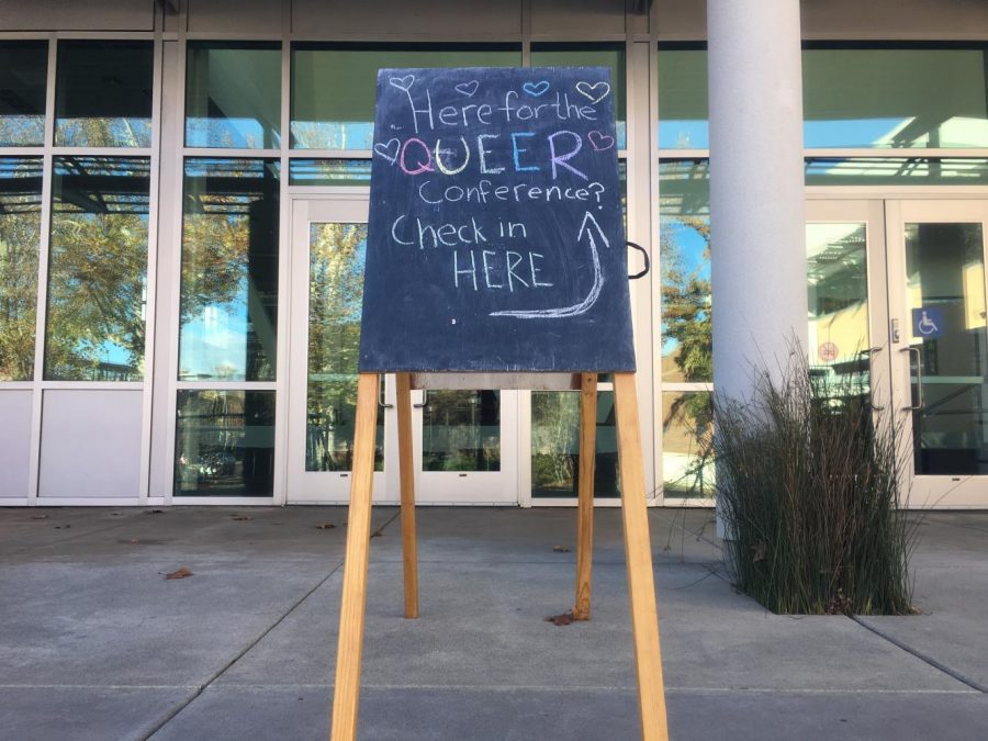 The BMU welcomed visitors to the queer conference Sunday. Photo credit: Natalie Hanson