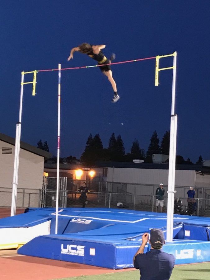 Chico State pole vaulter Lance Huber hopes to make the 2024 Olympics. Photo courtesy of Lance Huber