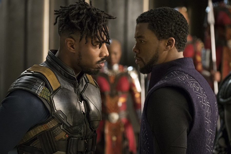 TChalla and Killmonger face to face.
image from imdb.com