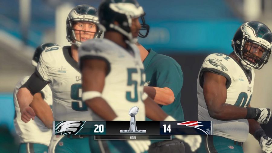 Madden 18 might be able to predict the winners of Superbowl 52. Screenshot from game