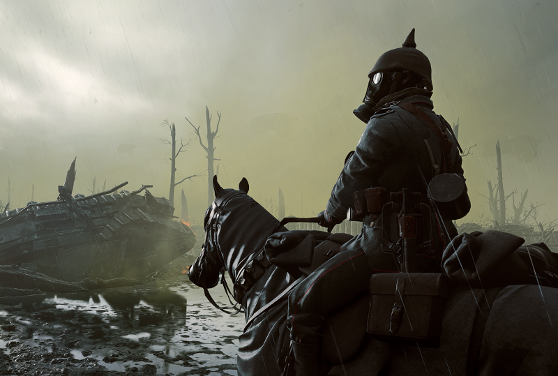 Even the horses get gas masks on the battlefield.
Electronic Arts photo Photo credit: Electronic Arts