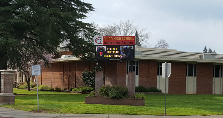 Threats of a shooting at Chico High were reported, police say, from a juvenile who posed on Snapchat with a gun and said he might shoot up the school. Photo credit: Tisha Cheney