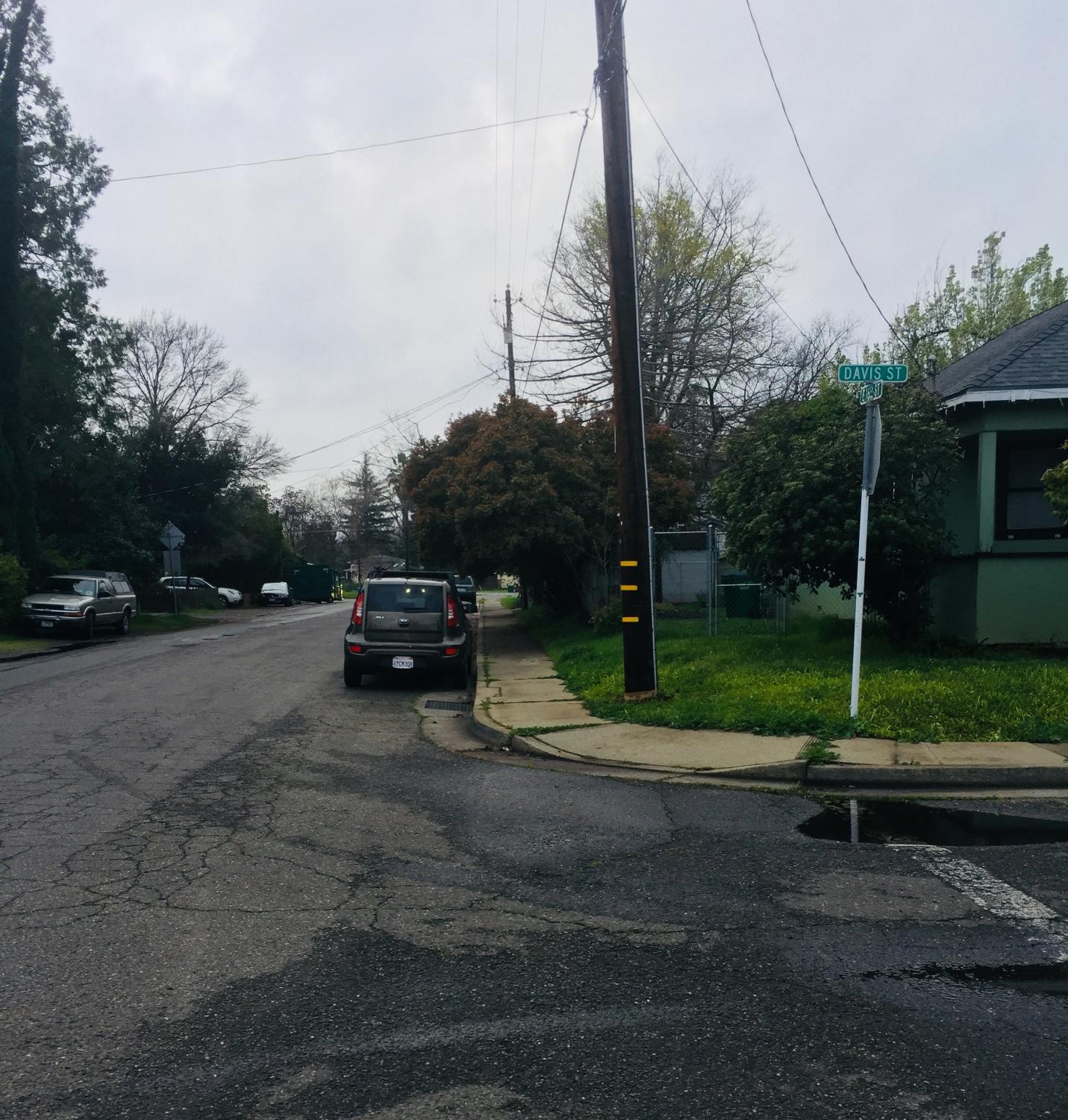 The shooting occurred at the 1600 block of Davis Street in 2016. Photo credit: Josiah Nicholl