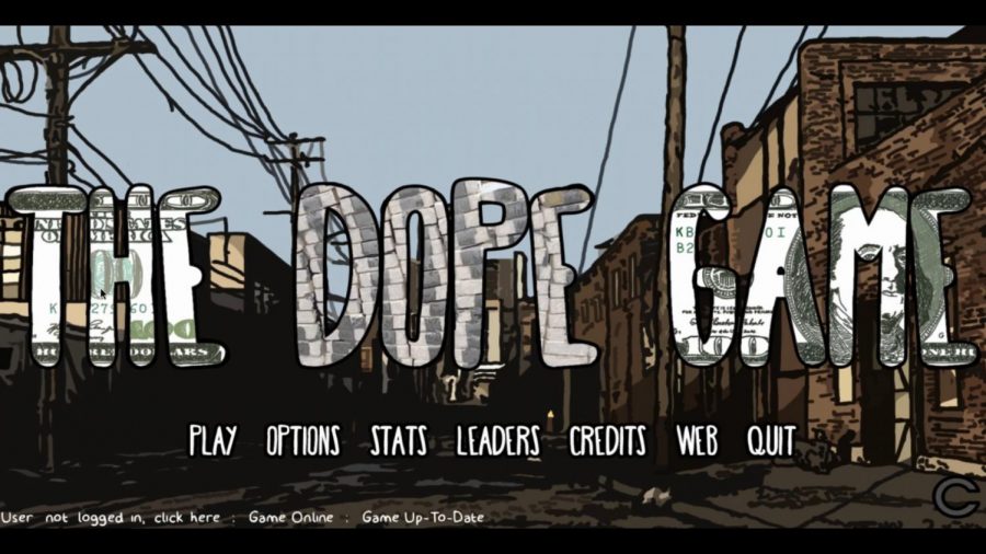 The main menu of the The Dope Game
Photo from steam.com