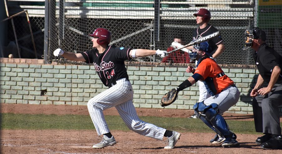 The Wildcats split the series with Cal Poly Pomona, securing their California Collegiate Athletic Association Tournament berth. Photo credit: Martin Chang