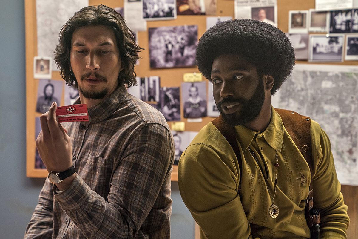 Adam Driver and John David Washington in "BlacKkKlansman."

US Weekly's Image