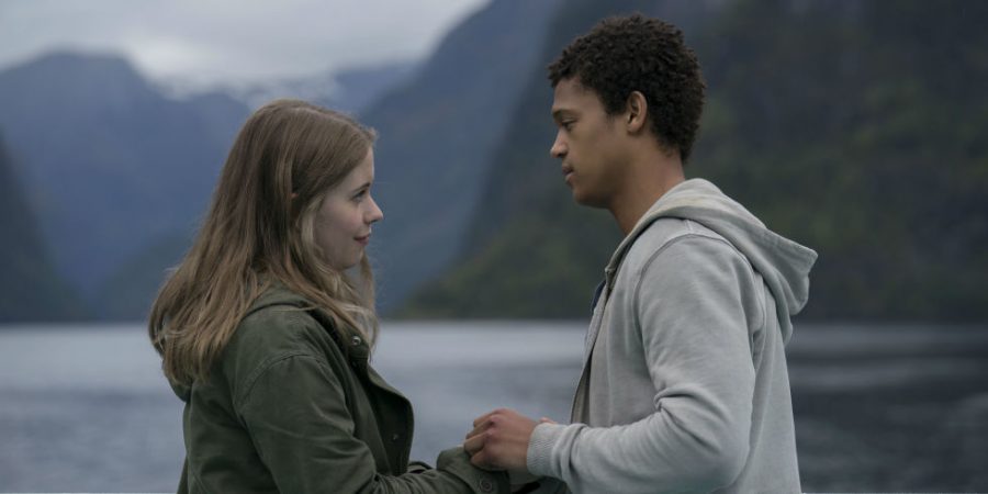 June (Sorcha Groundsell) and Harry (Percelle Ascotts) are lovers faced with hard choices in The Innocents. Image courtesy of Netflix.