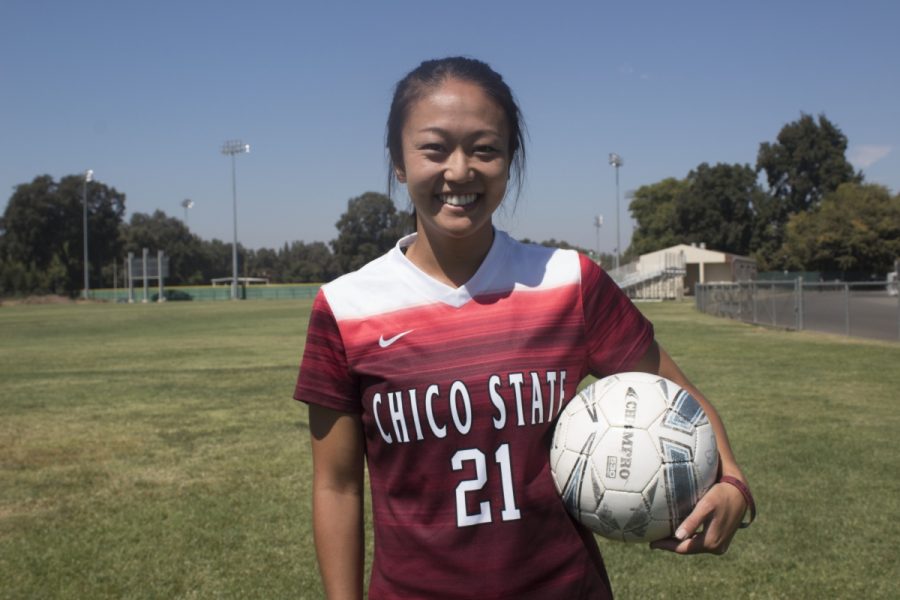 Jamie+Ikeda+is+a+senior+and+team+captain+for+the+Chico+State+womens+soccer+team.