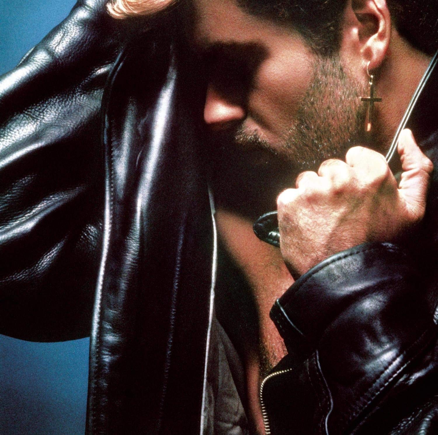 George Michael made a triumphant solo debut with "Faith" in 1987. Image from Columbia Records and Epic Records.