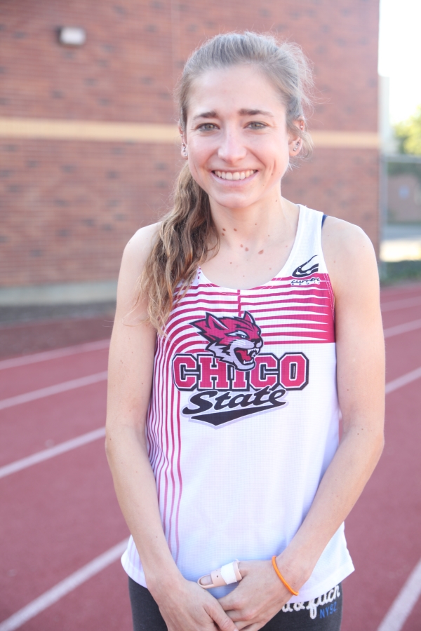 Cross-country runner, Karlie Garcia, just earned her first CCAA runner of the week title this season. Photo credit: Caitlyn Young