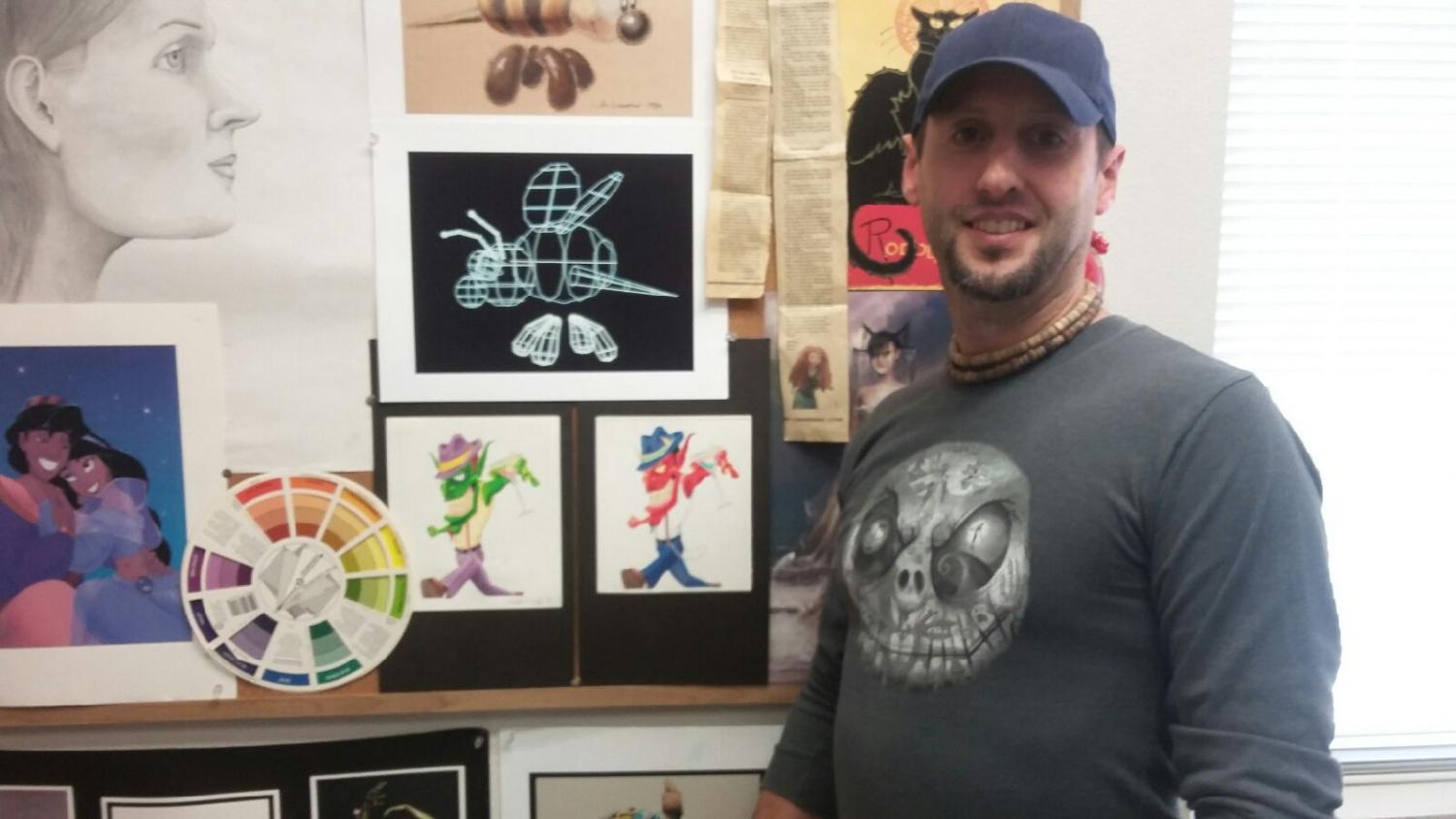 John Pozzi, an instructor for the Computer Animation and Game Design department, will be at the Animation Jam competition. Photo credit: Ulises Duenas